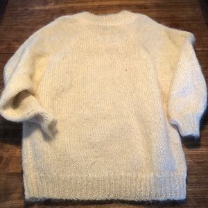 Vintage Chunky knit mohair sweater made in Canada